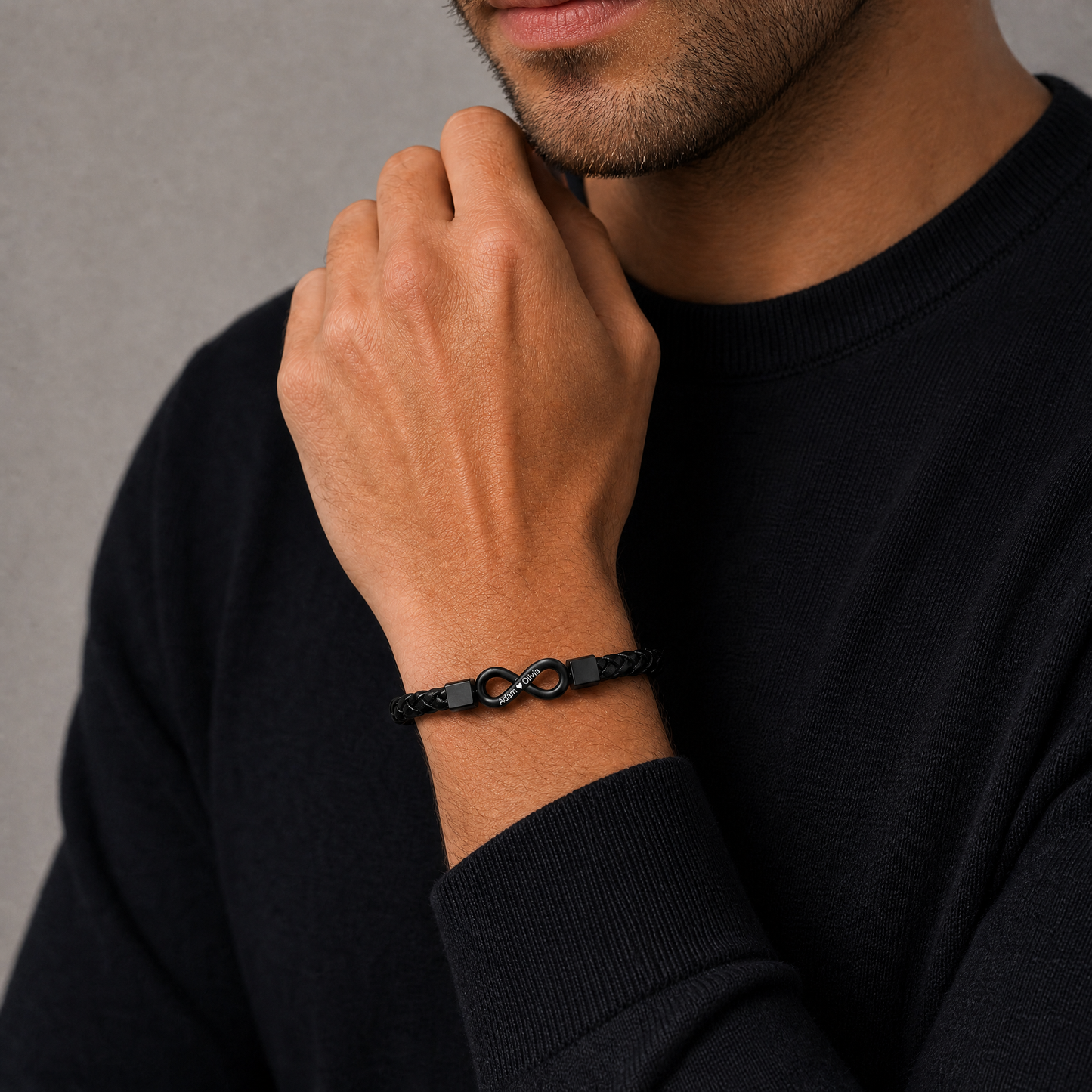 "To My Man" - Infinity Personalized Bracelet