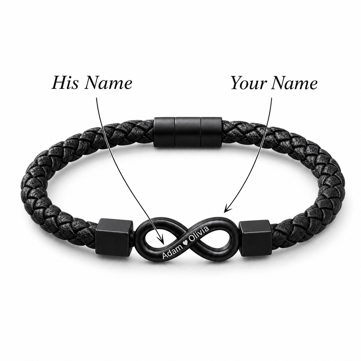 «Para mi marido» - Pulsera personalizada Infinity