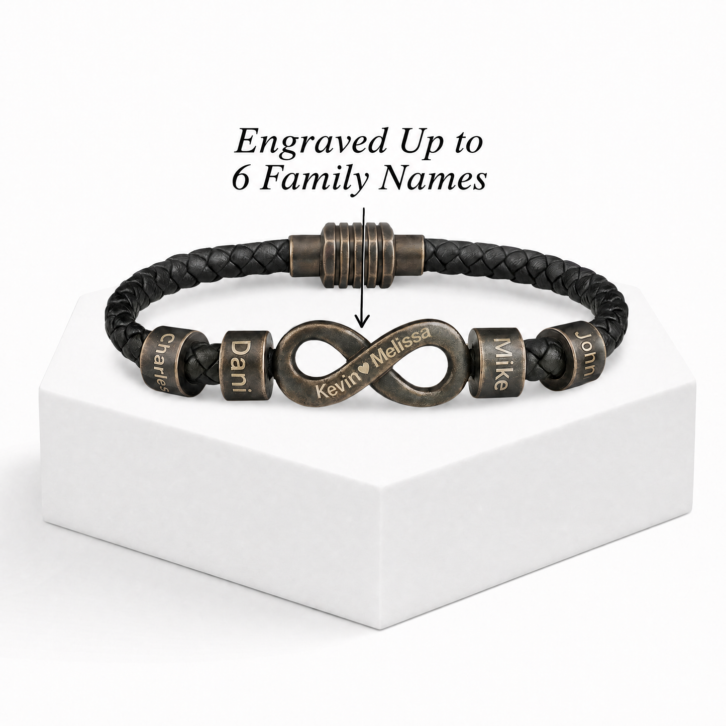 Infinity Name Bracelet - Para el hombre que nos mantiene unidos