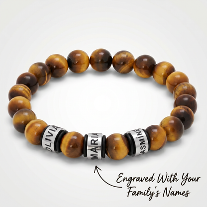 Familia para siempre - Pulsera personalizada de Tiger Beads