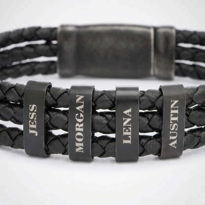 Family Forever - Onyx Personalized Bracelet