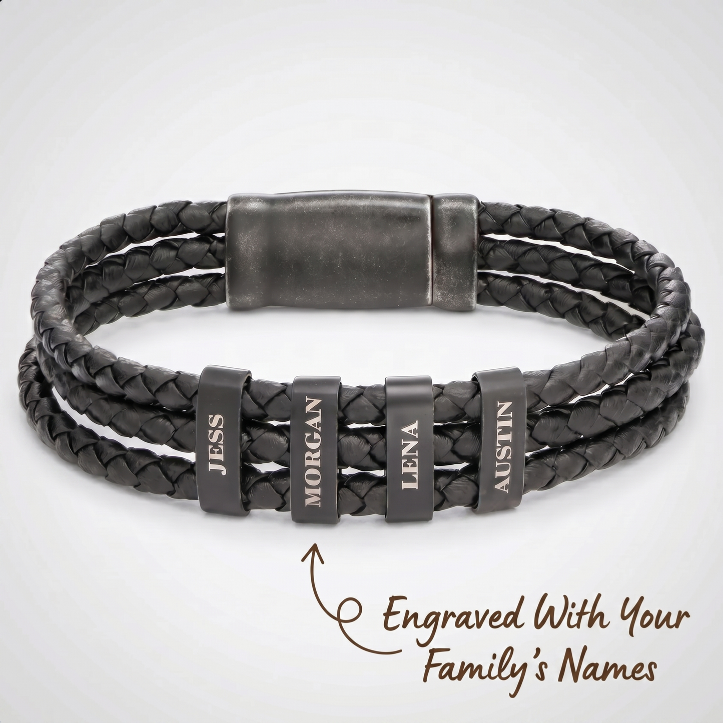 Family Forever - Onyx Personalized Bracelet