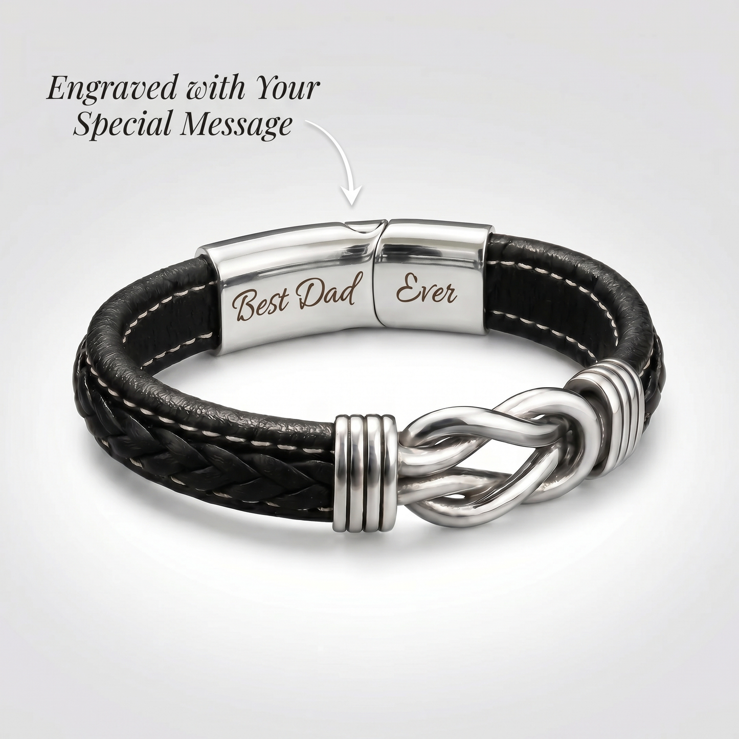 Pulsera «Nudo inquebrantable» - Para el hombre que nos mantiene unidos