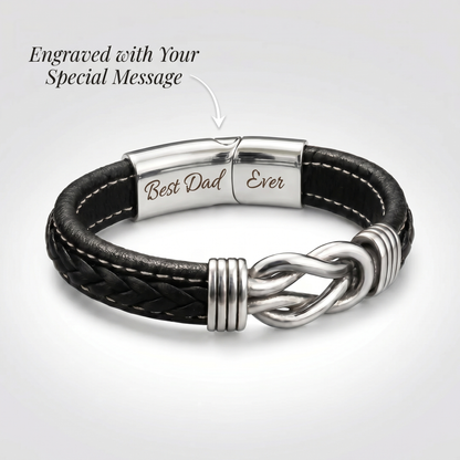 Pulsera «Nudo inquebrantable» - Para el hombre que nos mantiene unidos