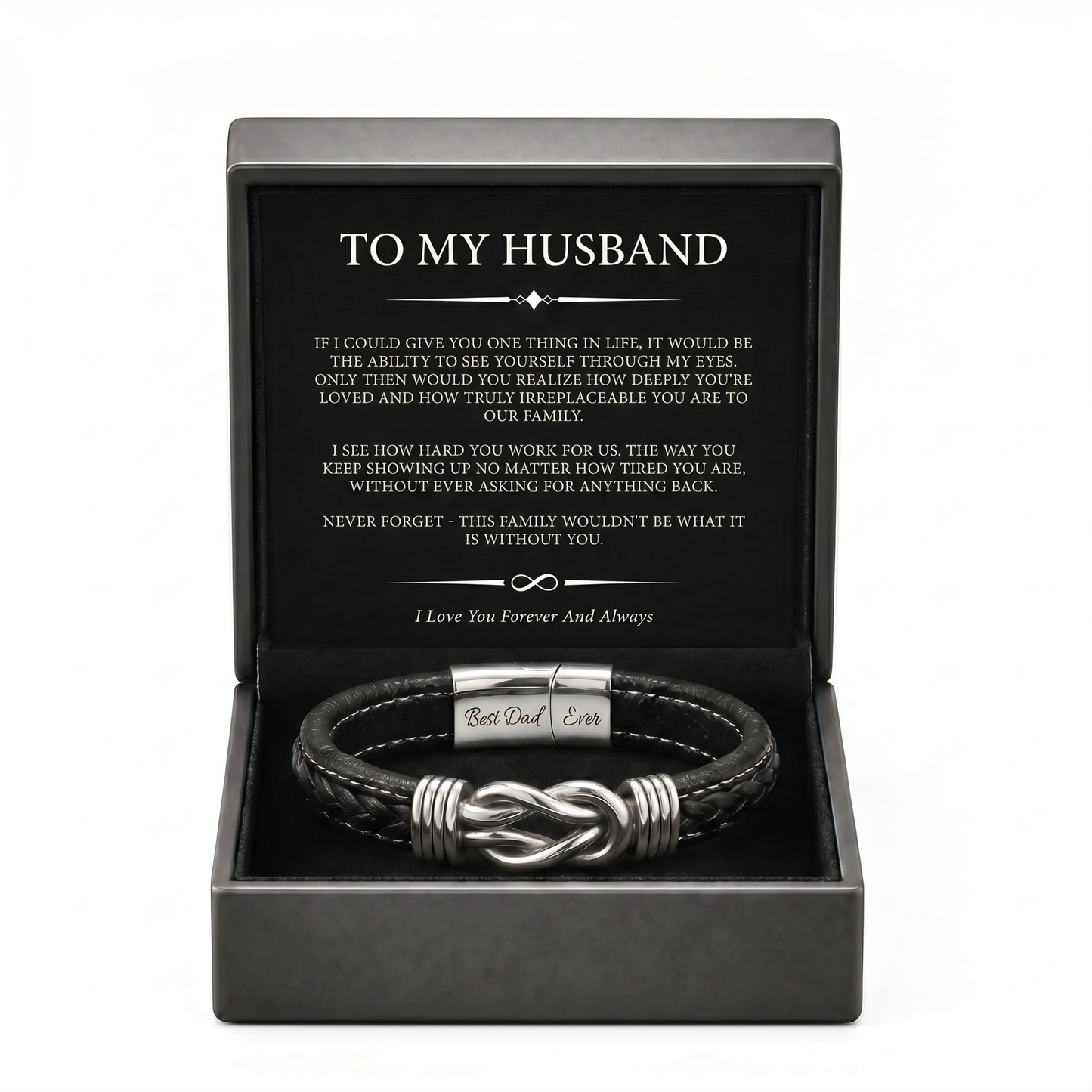 Pulsera «Nudo inquebrantable» - Para el hombre que nos mantiene unidos