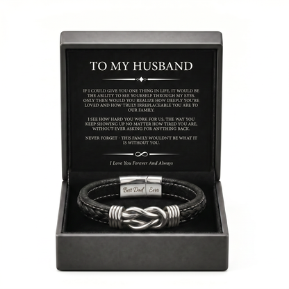 Pulsera «Nudo inquebrantable» - Para el hombre que nos mantiene unidos