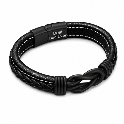 Pulsera con nudo infinito: para el hombre que nos mantiene unidos