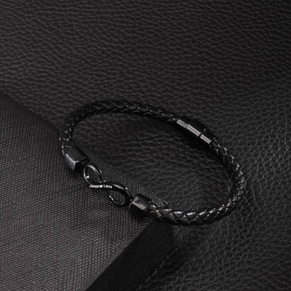 "To My Man" - Infinite Love Names Engraved Bracelet