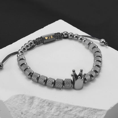 Straighten Your Crown - Personalized Crown Bracelet