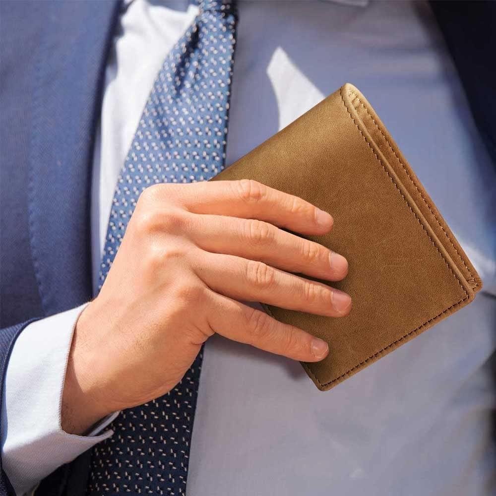 To My Man - 100% Genuine Leather Wallet