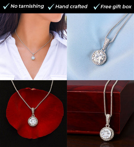 To My Soulmate - Sparkling Pendant w/ Luxury Gift Box