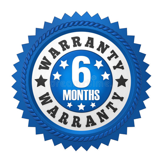 6 Months Warranty