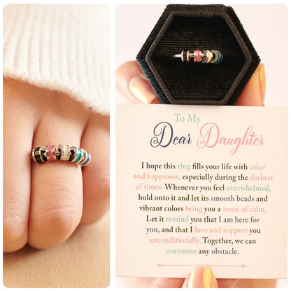 To My Daughter - We Can Overcome Any Obstacle - Anxiety Ring