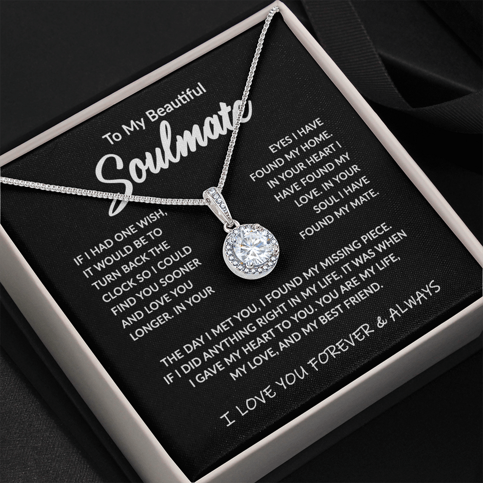 My Beautiful Soulmate Necklace Gift Turn Back The Clock Ziella