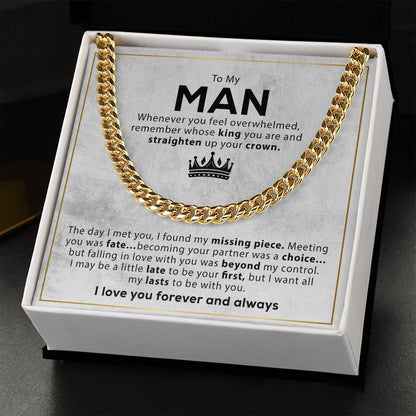 To My Man - Straighten Up Your Crown