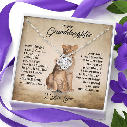 To My Granddaughter - Proud Grandmother