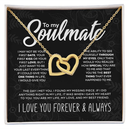To My Soulmate - Int Heart Necklace