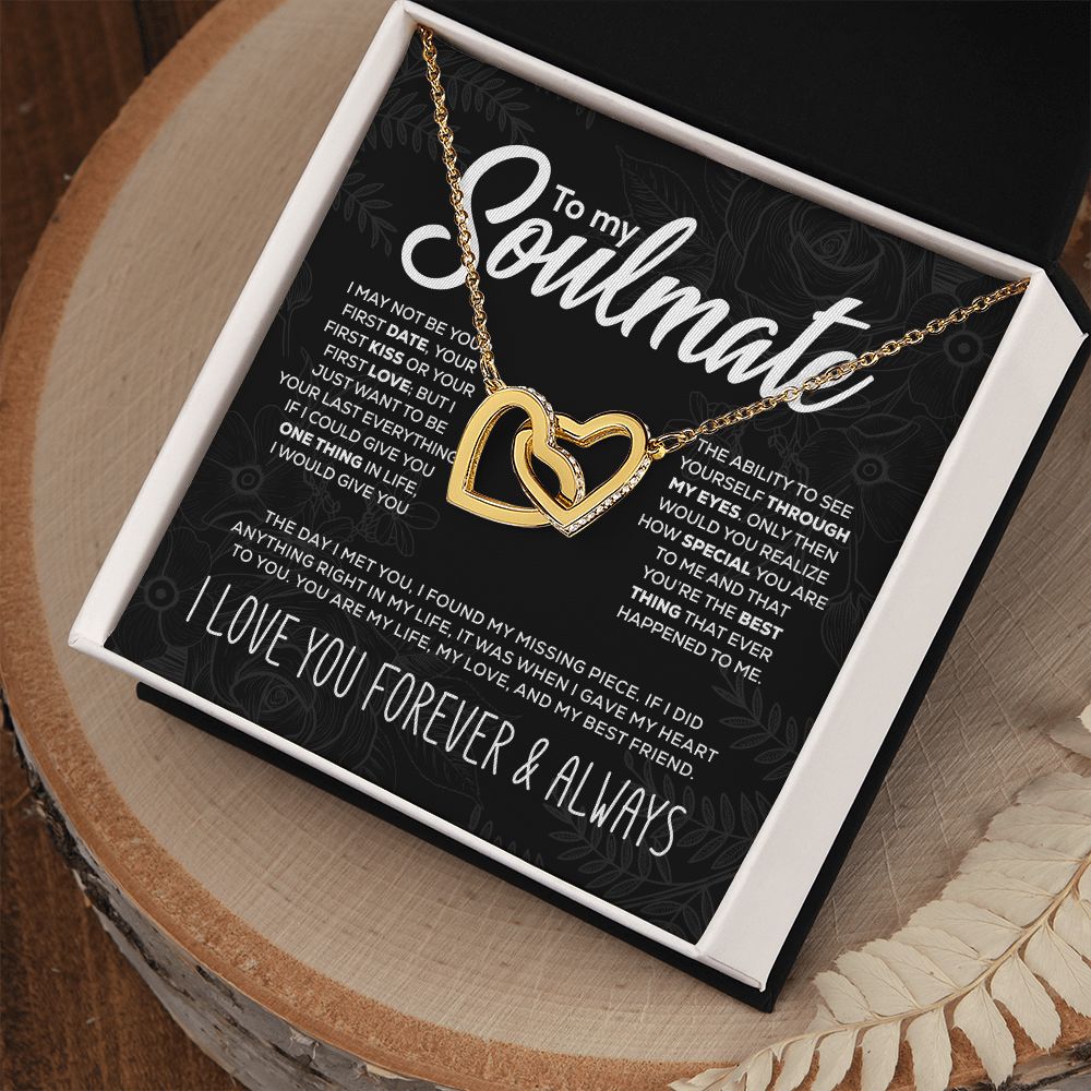To My Soulmate - Int Heart Necklace