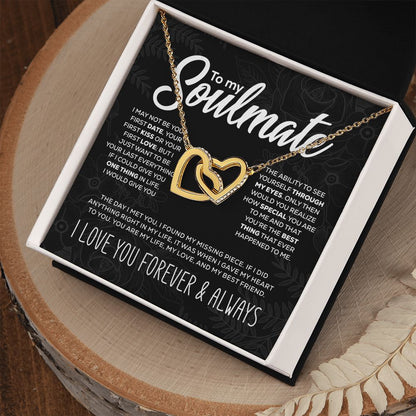 To My Soulmate - Int Heart Necklace