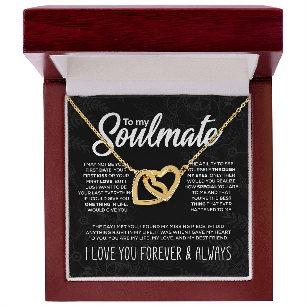To My Soulmate - Int Heart Necklace