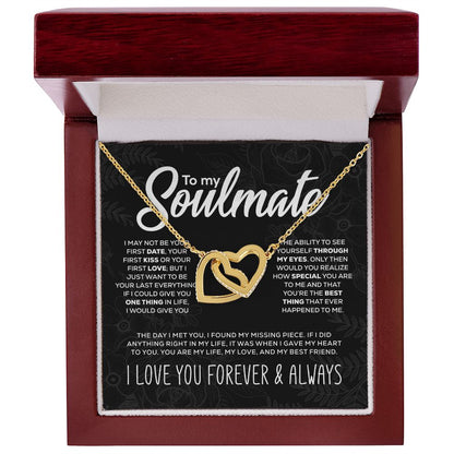To My Soulmate - Int Heart Necklace