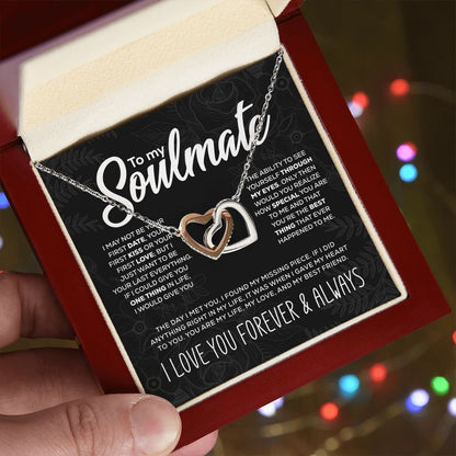 To My Soulmate - Int Heart Necklace