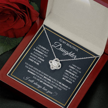 To My Daughter - A Lifetime of Love Necklace Gift Set