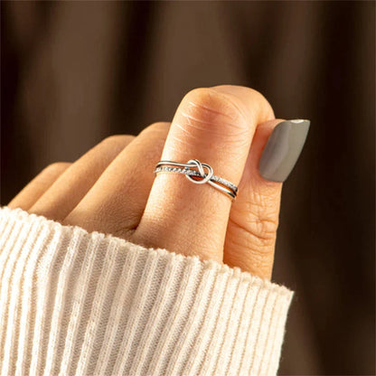To My Bestfriend - Friendship Knot Ring