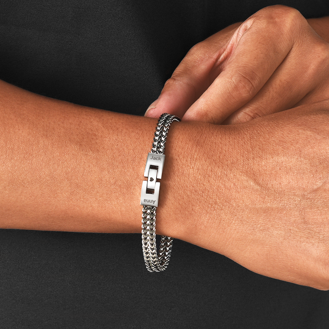 Für immer miteinander verbunden - Personalisiertes Armband