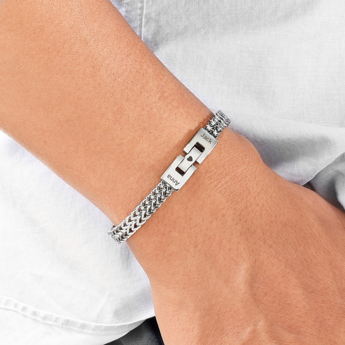 Für immer miteinander verbunden - Personalisiertes Armband