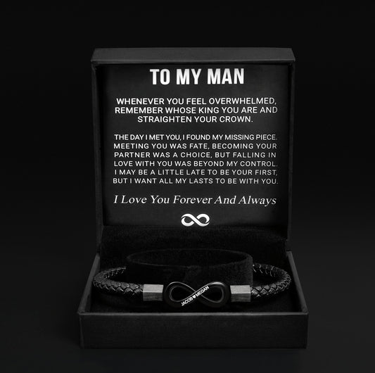 Ziella - "To My Man" - Unendlichkeit personalisiertes Armband