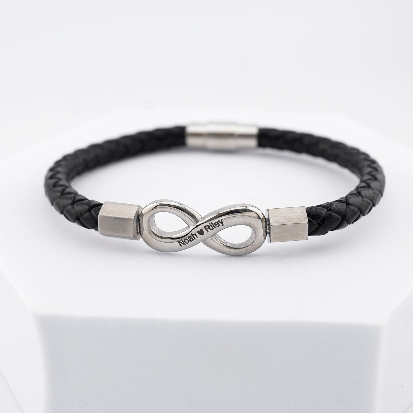 "To My Man" - Unendliches personalisiertes Armband