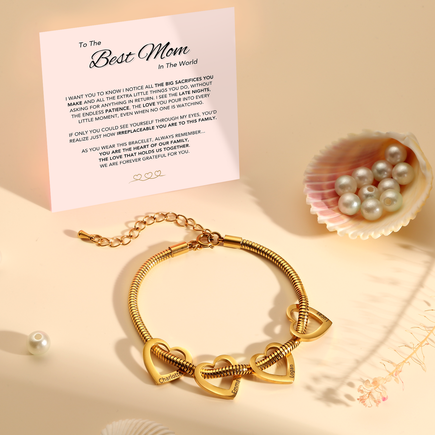 "Pulsera "El corazón de nuestra familia