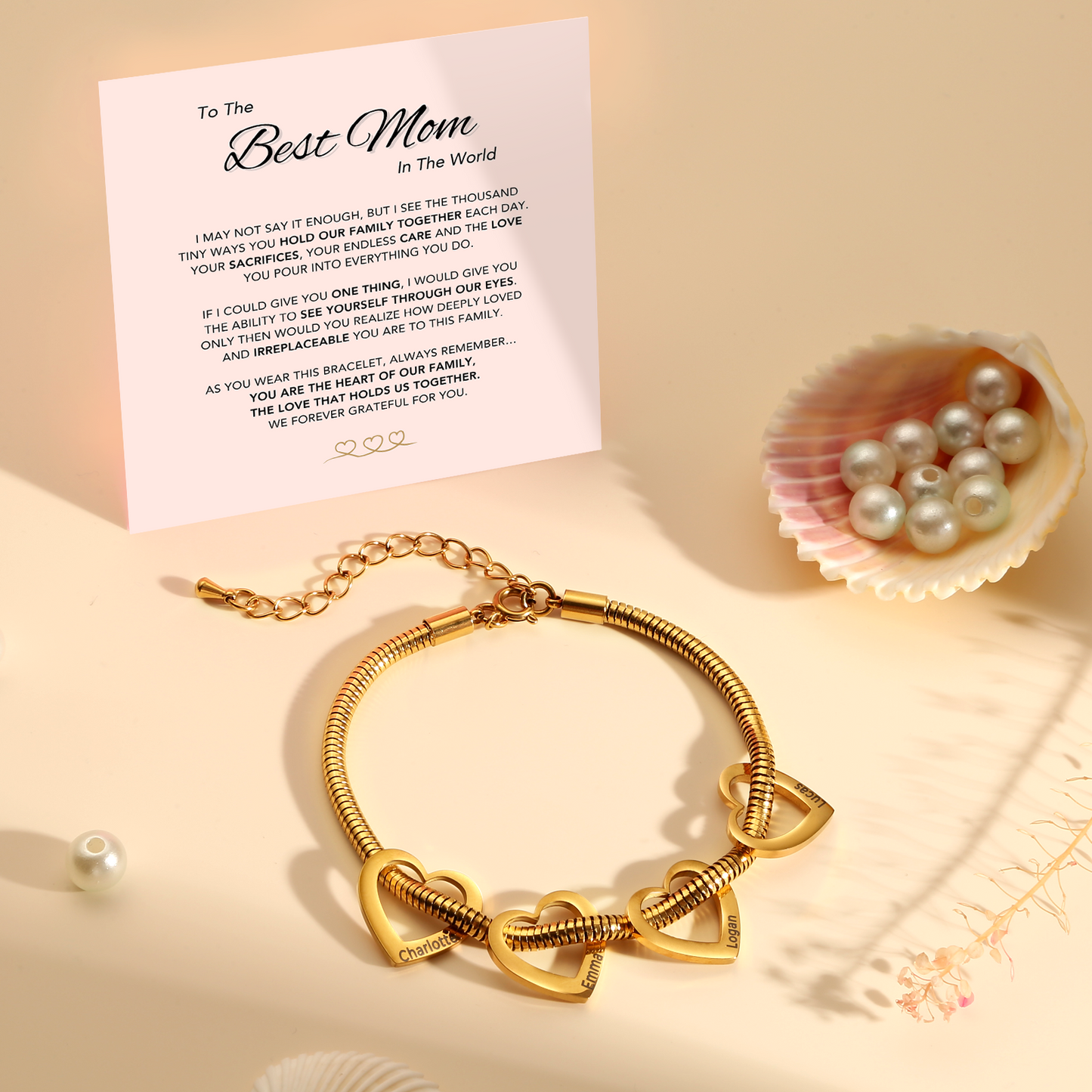 "Pulsera "El corazón de nuestra familia