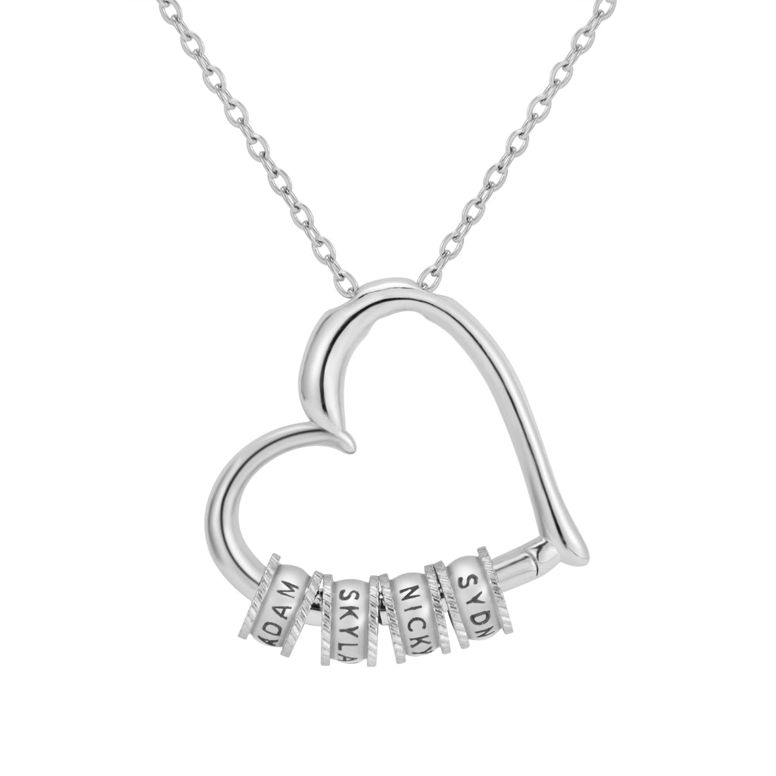 Heart of Our Family - Collar personalizado y caja LED de lujo