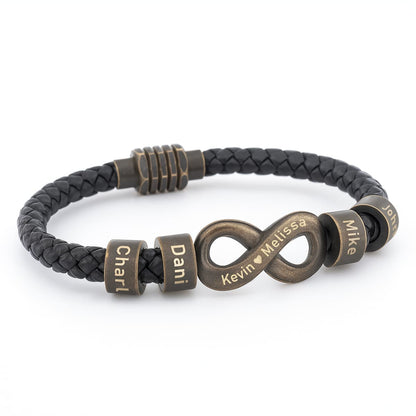 Infinity Name Bracelet - Para el hombre que nos mantiene unidos
