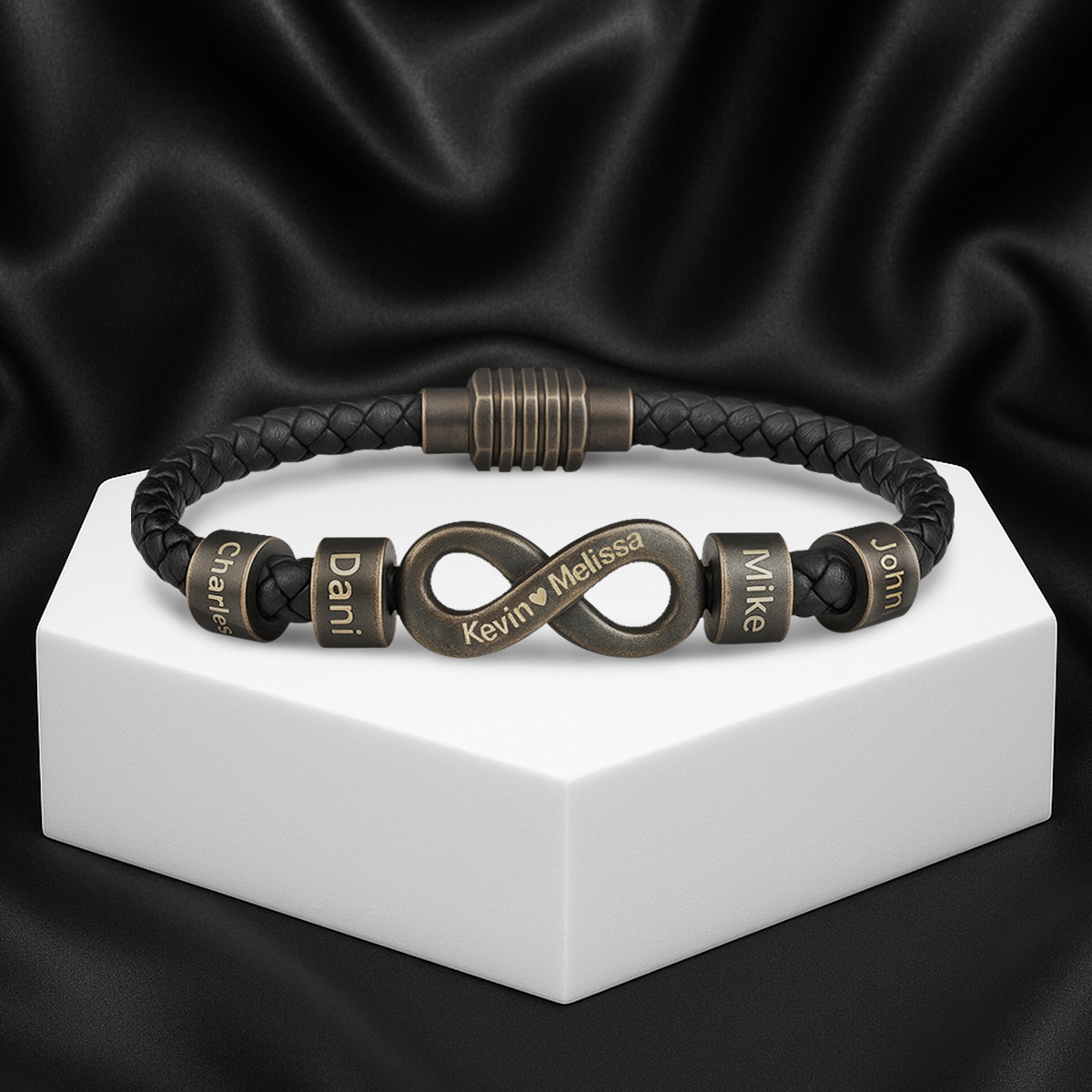 Infinity Name Bracelet - Para el hombre que nos mantiene unidos