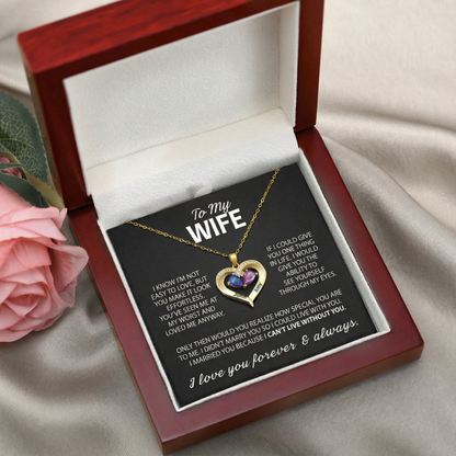 Always Yours - Birthstone Heart Necklace