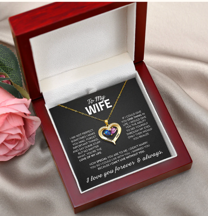 Always Yours - Birthstone Heart Necklace